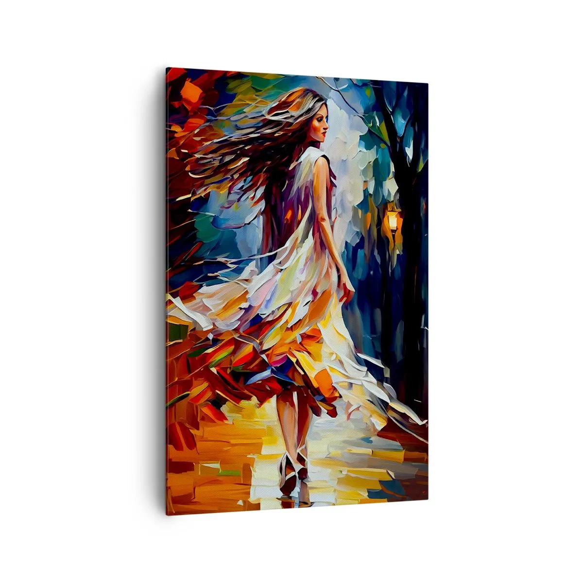 Impression sur toile - Image sur toile - La fille d'automne - 80x120 cm