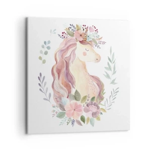 Impression sur toile - Image sur toile - Invitation au monde des contes de fées - 60x60 cm