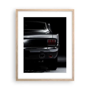 Affiche dans un chêne clair - Poster - Le charme du classique - 40x50 cm