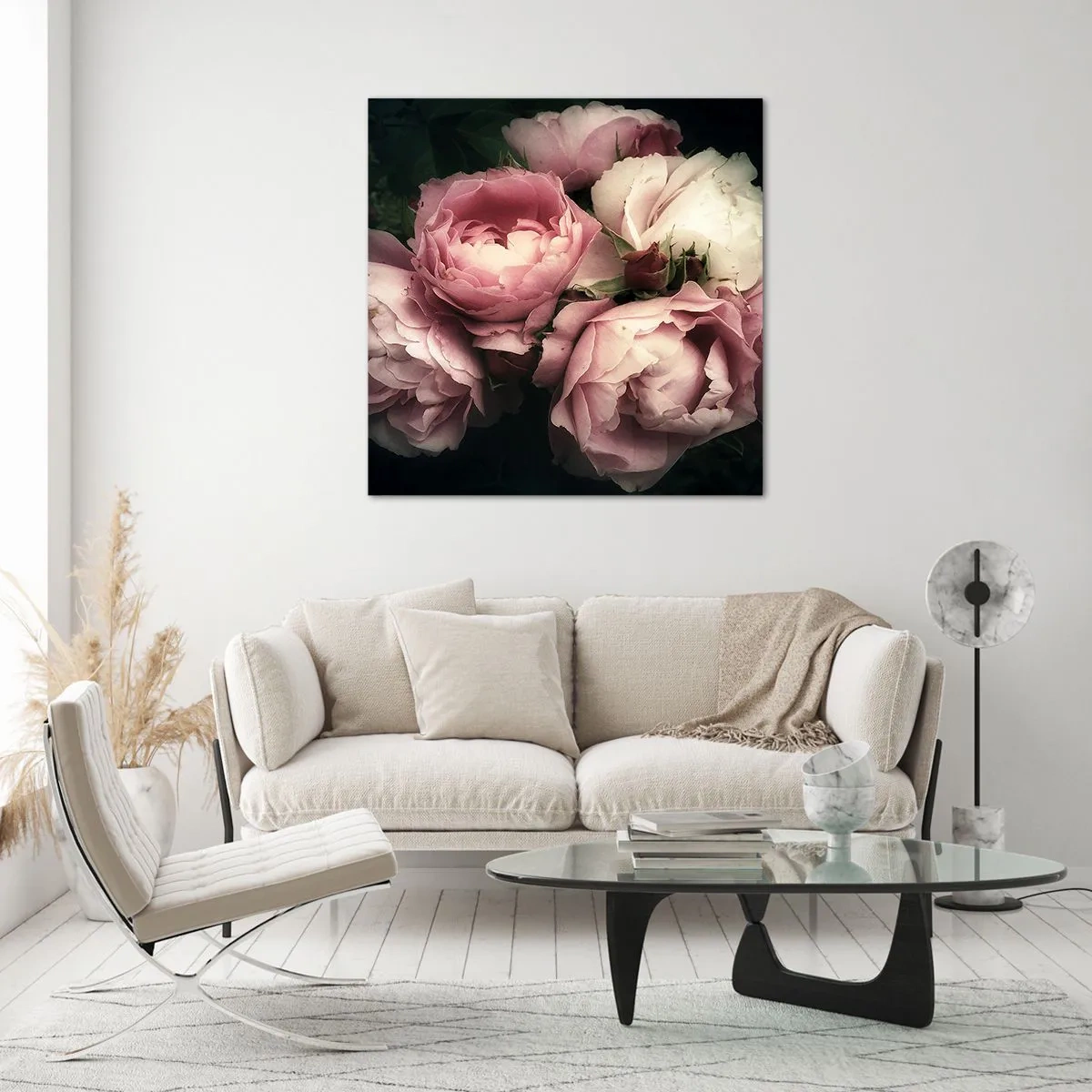 Impression sur verre - Image sur verre - Le charme de la belle époque - 70x70 cm