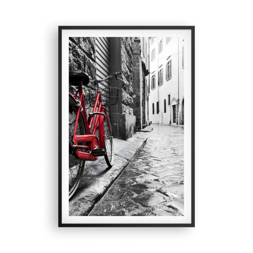 Affiche dans un cadre noir - Poster - La vraie beauté ne vieillit pas - 61x91 cm