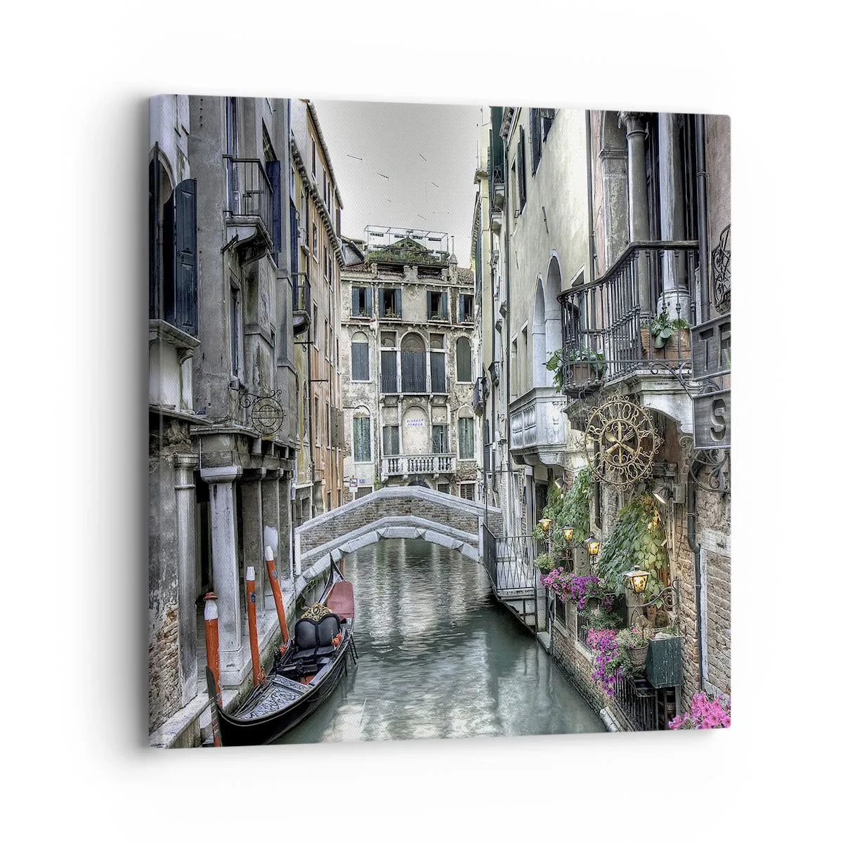 Impression sur toile - Image sur toile - Pendant des siècles dans une réflexion silencieuse - 30x30 cm