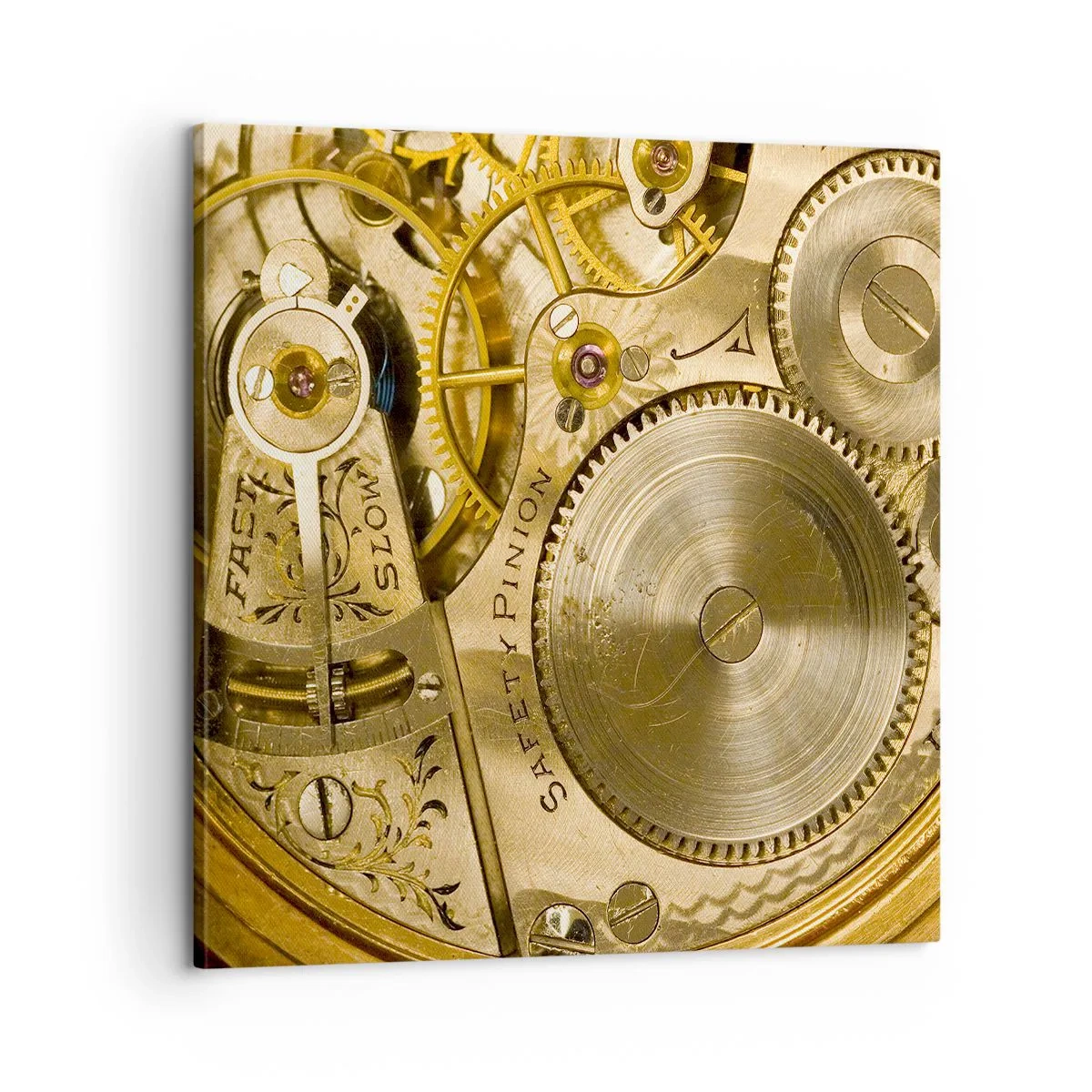 Impression sur toile - Image sur toile - Marcher avec son temps - 60x60 cm