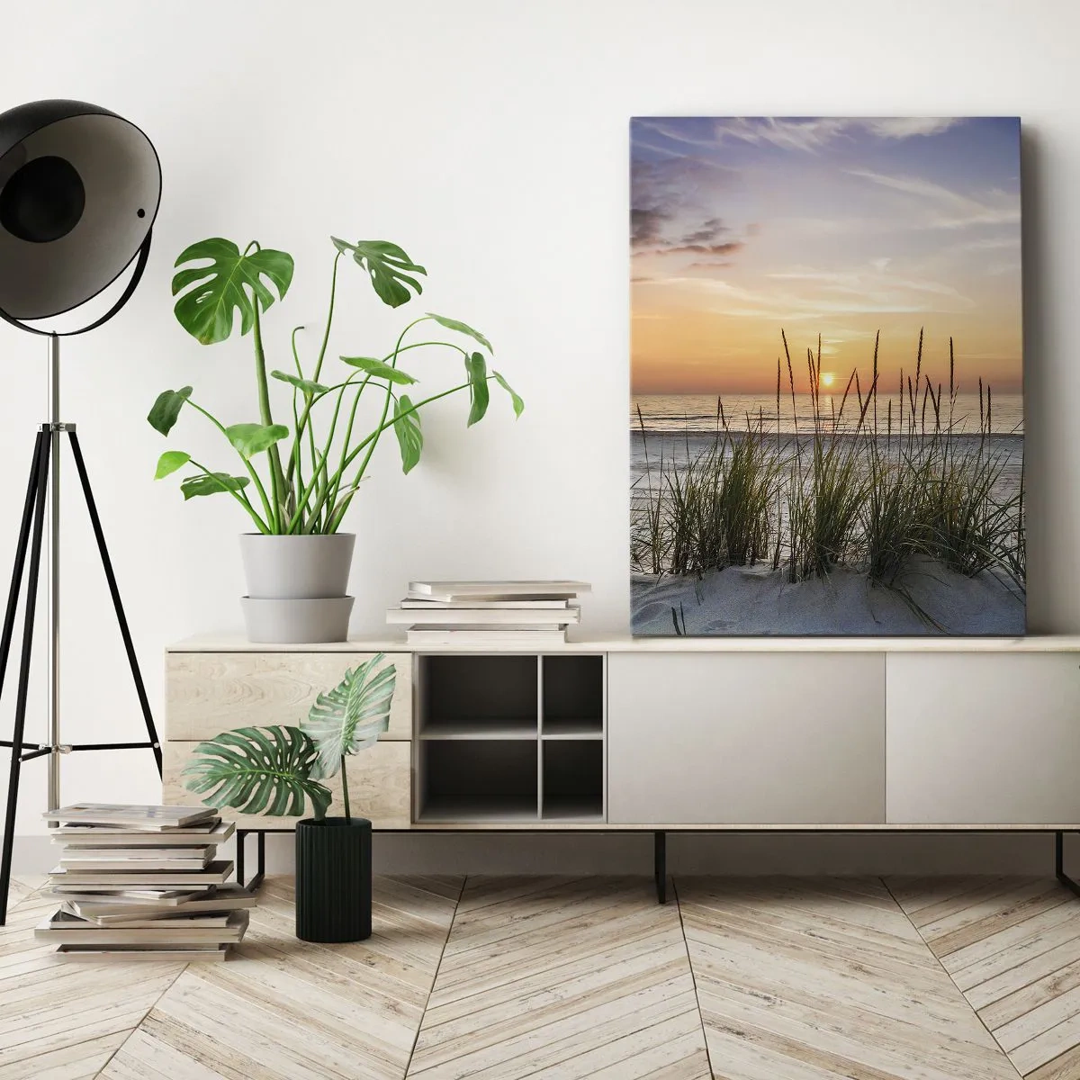 Impression sur toile - Image sur toile - Regarde, pense, ressent - 65x120 cm