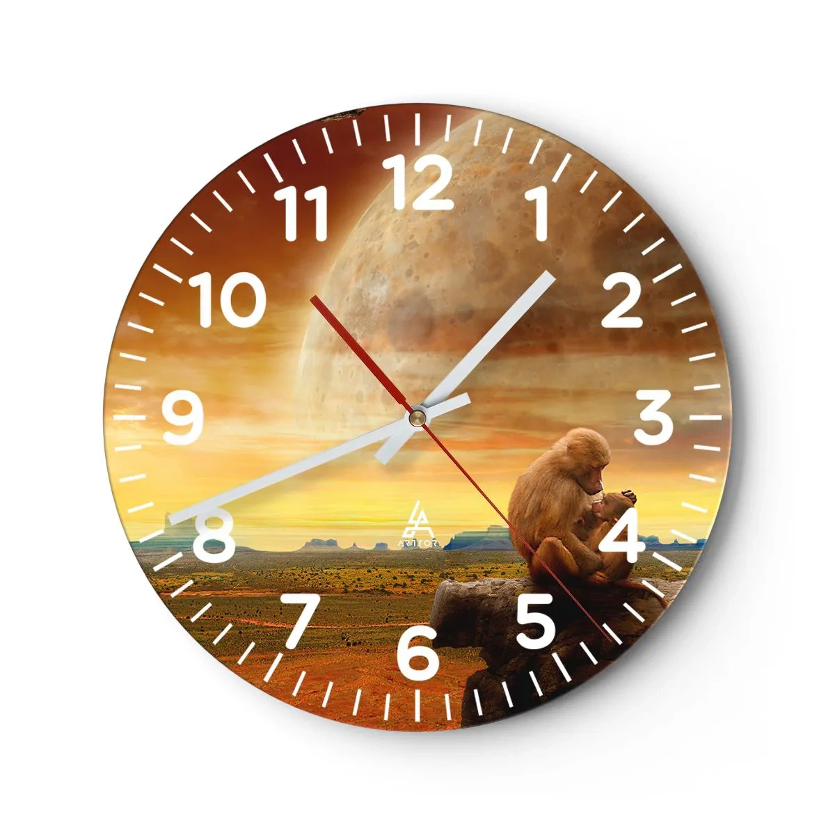 Horloge murale - Pendule murale - L'amour est le même partout - 40x40 cm