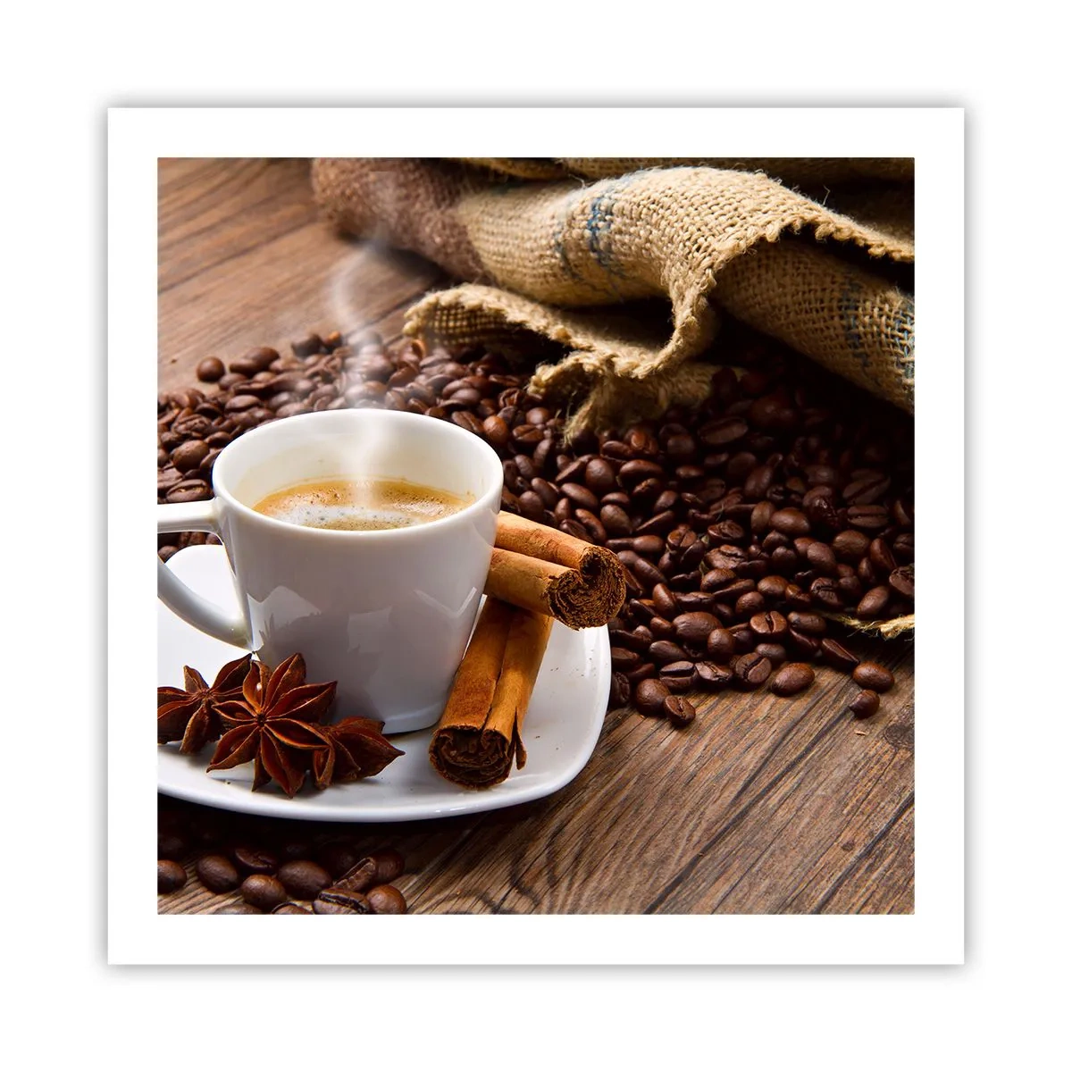 Affiche - Poster - Saveur et arôme épicés - 60x60 cm