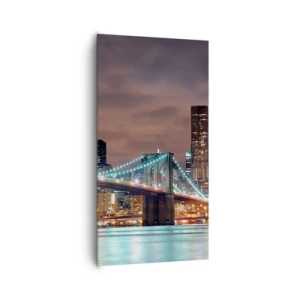 Impression sur toile - Image sur toile - Lumières des grandes villes - 65x120 cm