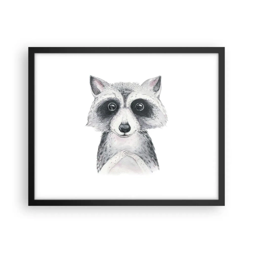 Affiche dans un cadre noir - Poster - Un moment pour s'émouvoir - 50x40 cm