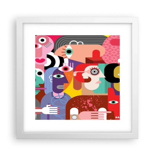 Affiche dans un cadre blanc - Poster - Nous par M. Picasso - 30x30 cm
