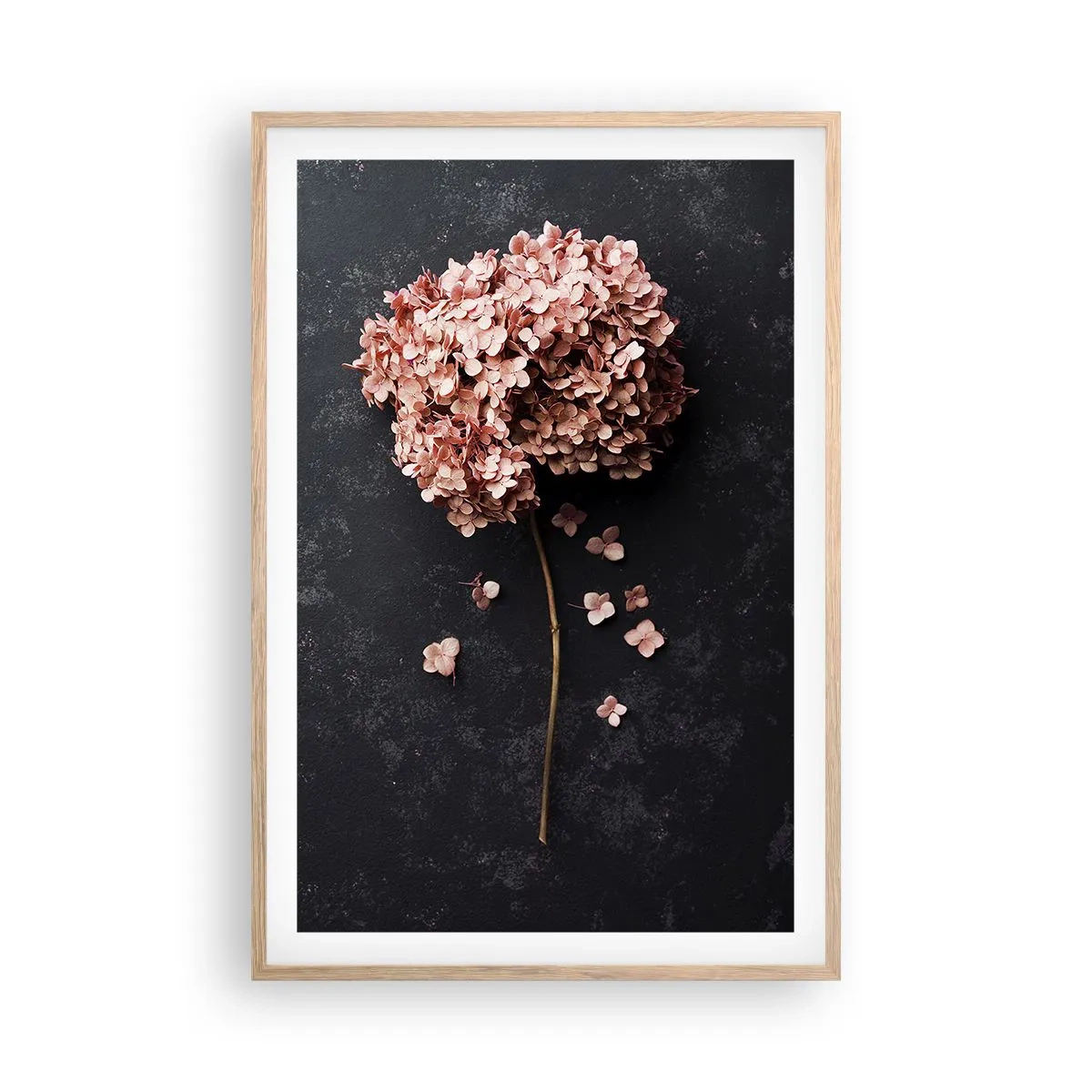 Affiche dans un chêne clair - Poster - Un signe vraiment romantique - 61x91 cm