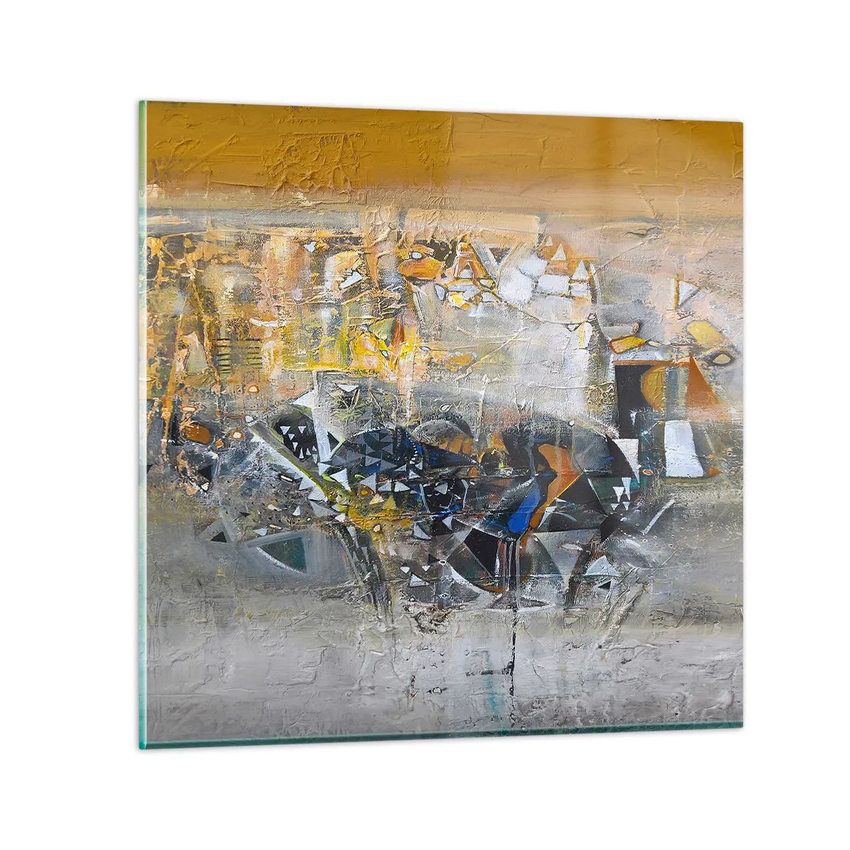 Impression sur verre - Image sur verre - Tout se met en place - 40x40 cm