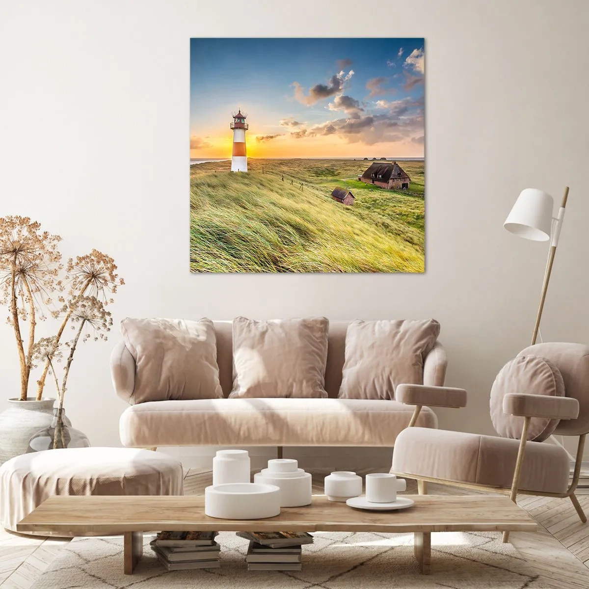 Impression sur toile - Image sur toile - Entre les vagues - 50x50 cm