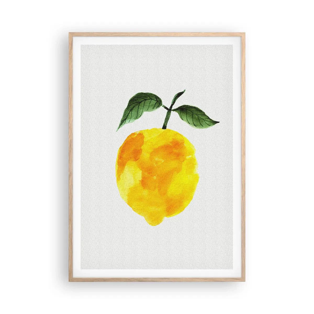 Affiche dans un chêne clair - Poster - Comment reconnaitre le goût du soleil - 70x100 cm