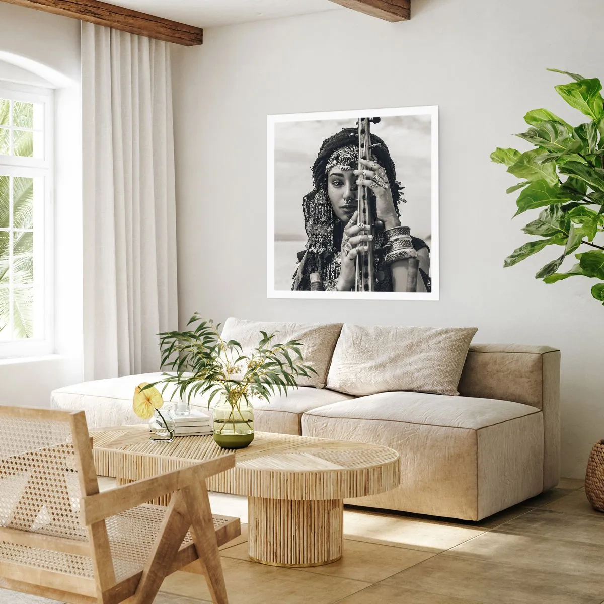 Affiche - Poster - Musique de l'Orient elle-même - 30x30 cm