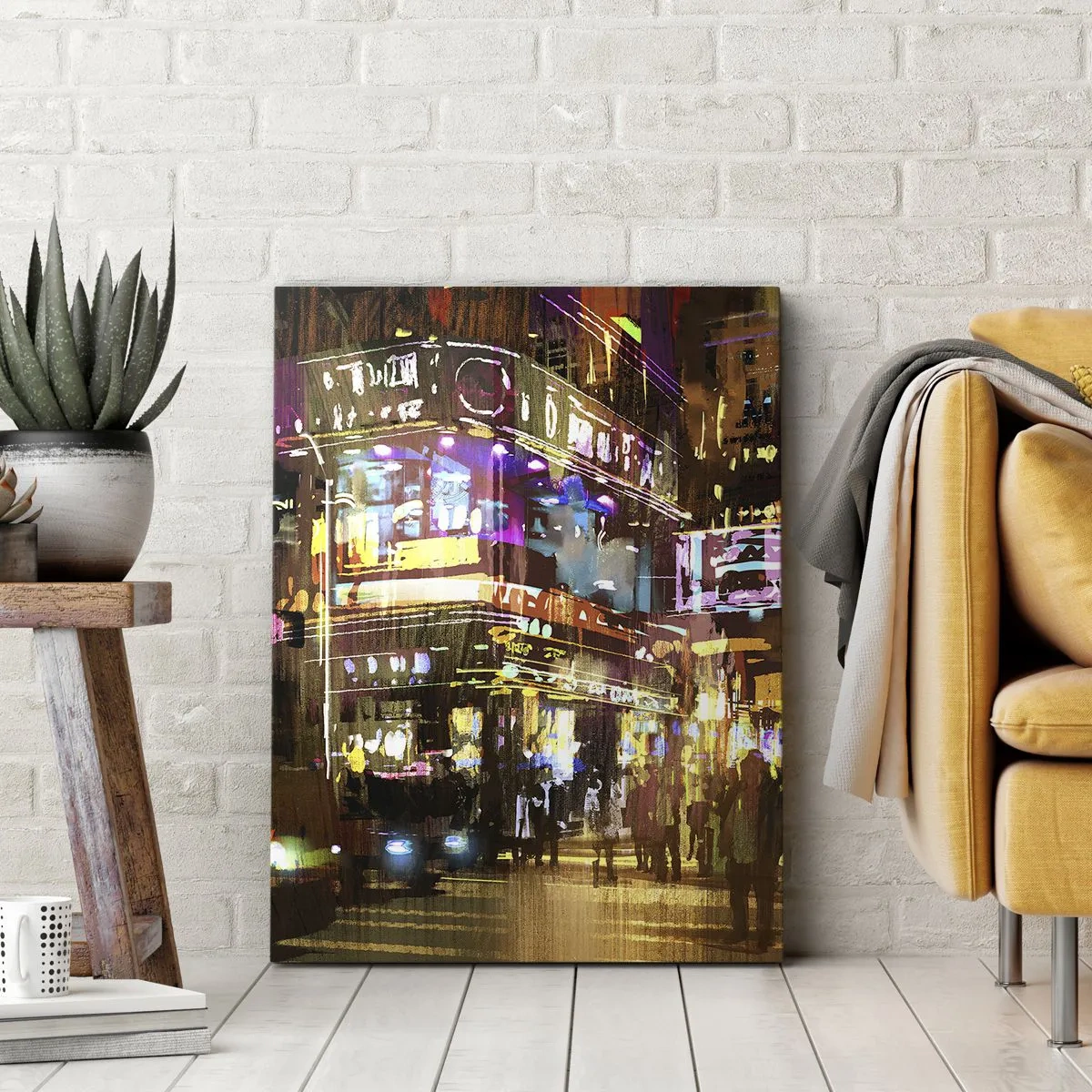 Impression sur toile - Image sur toile - Dans une mer de lumière - 55x100 cm