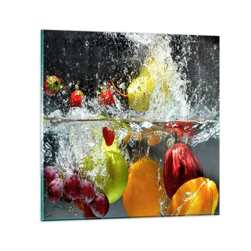 Impression sur verre - Image sur verre - Rafraîchissement fruité - 60x60 cm