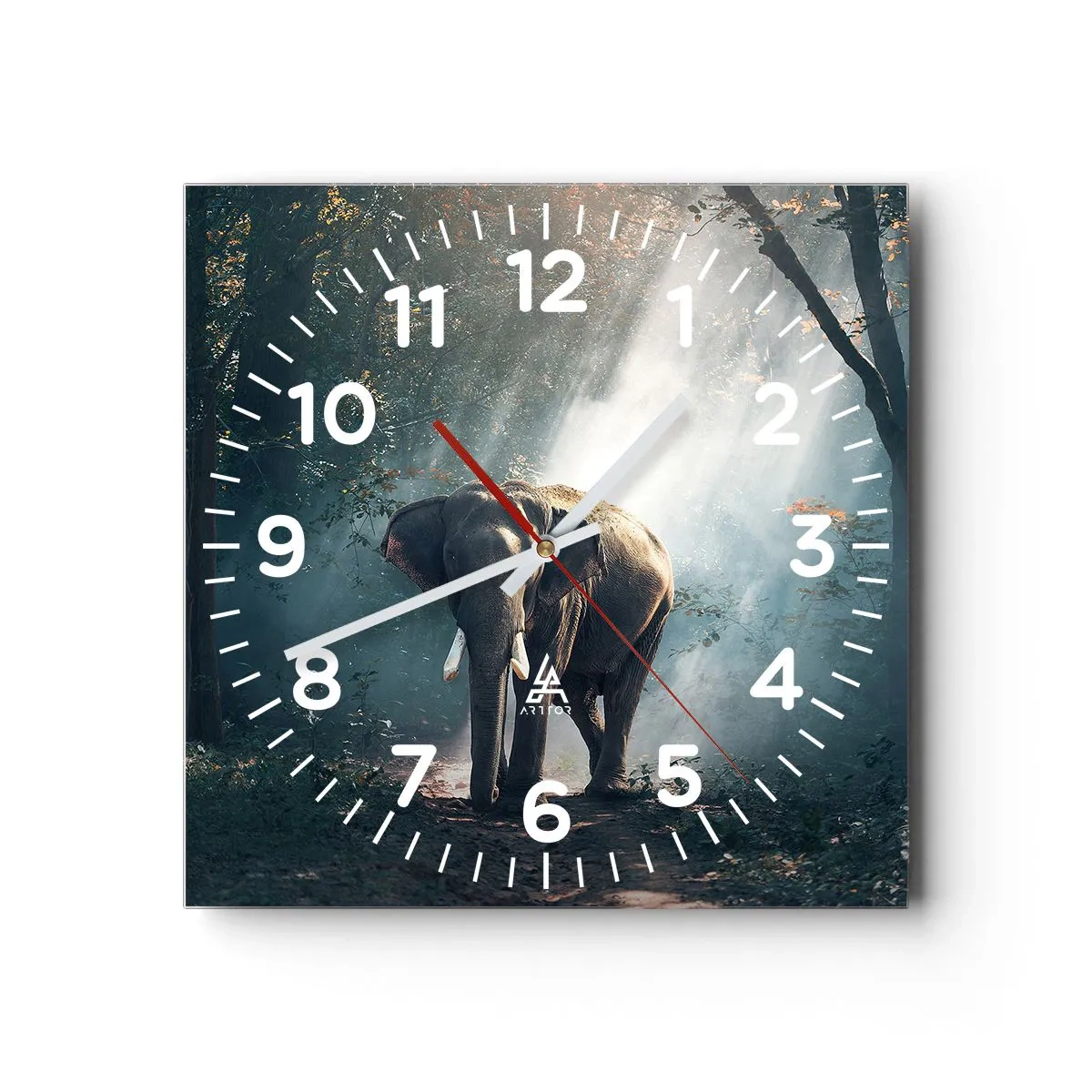 Horloge murale - Pendule murale - Une balade tranquille - 30x30 cm