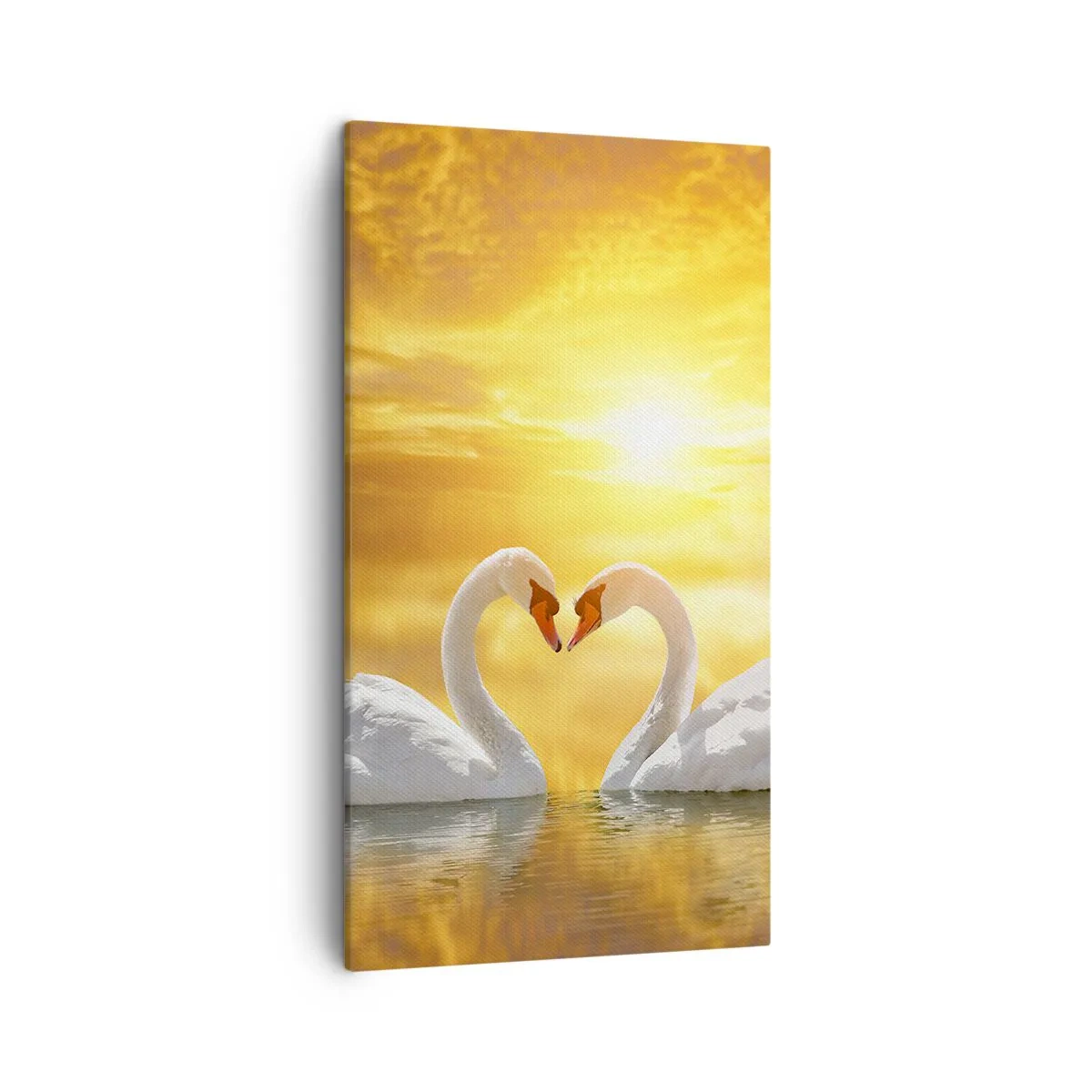 Impression sur toile - Image sur toile - Le coeur est le plus beau mot du monde… - 45x80 cm