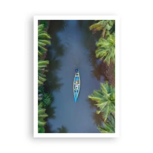 Affiche - Poster - Sur un sentier tropical - 70x100 cm