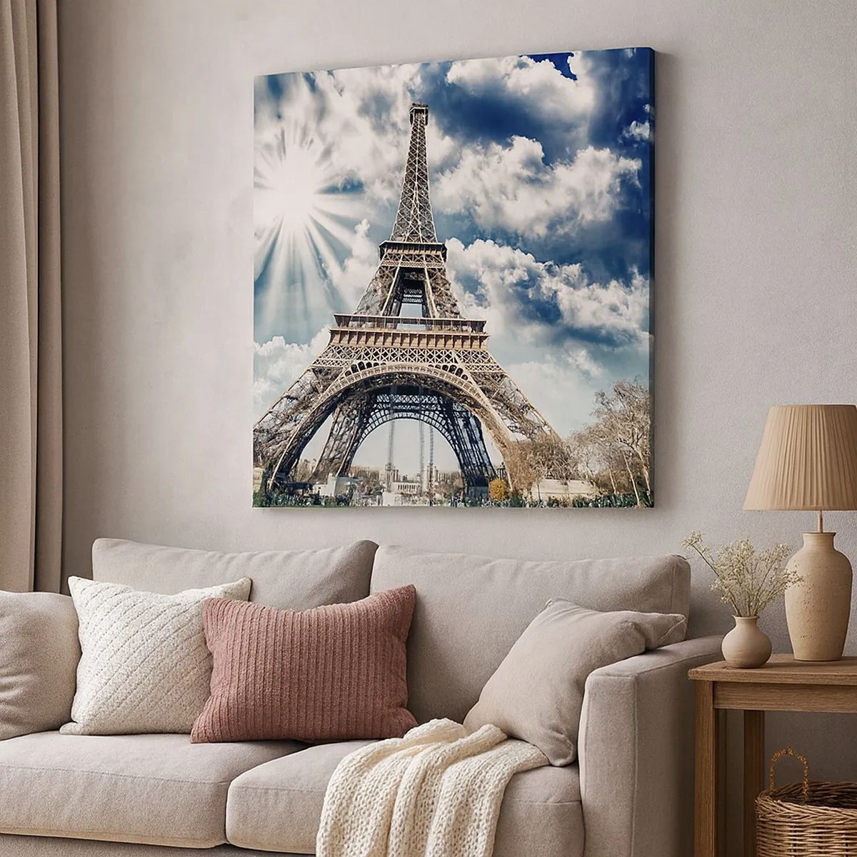 Impression sur toile - Image sur toile - La seule et unique sous le soleil - 30x30 cm