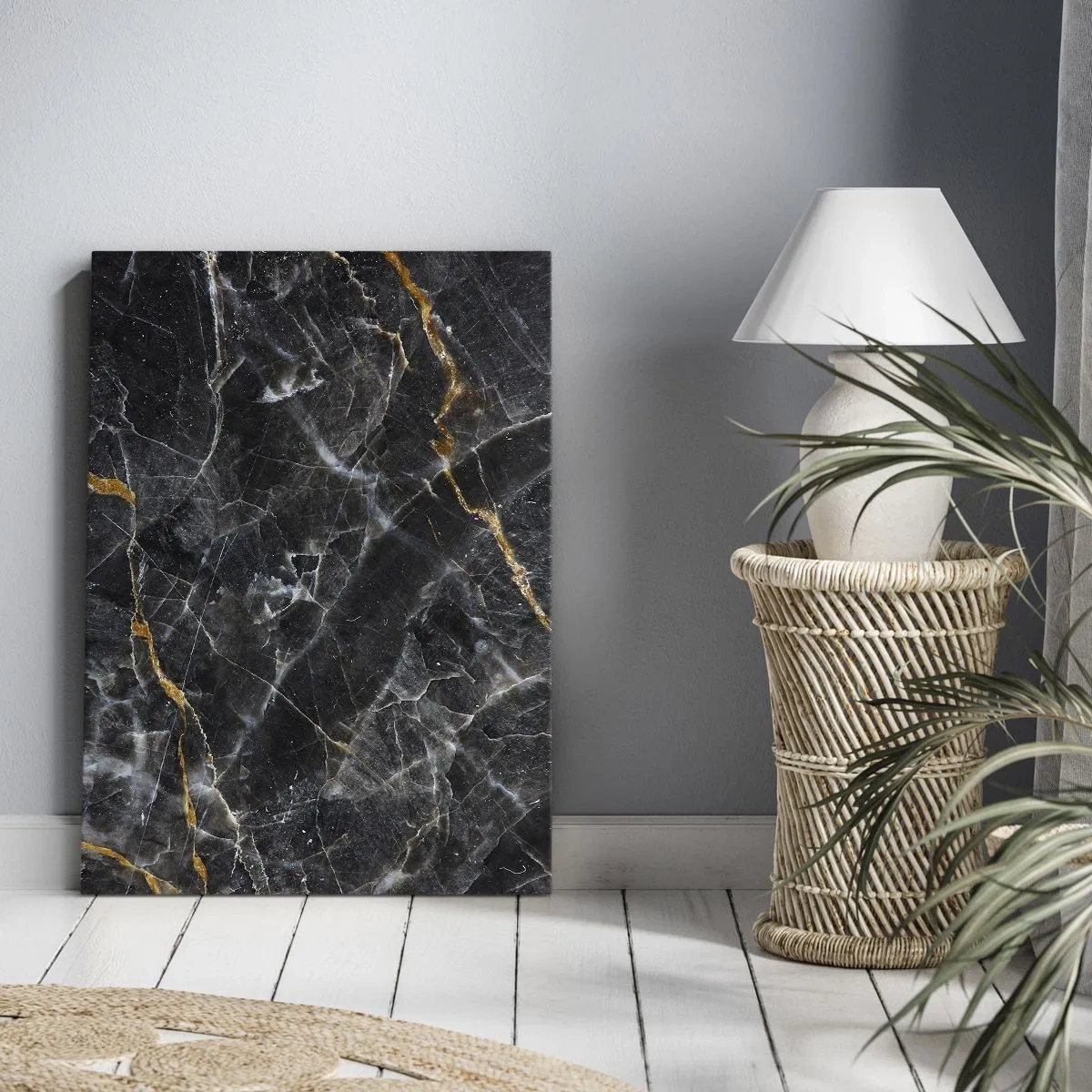 Impression sur toile - Image sur toile - La vie intérieure de la pierre - 45x80 cm