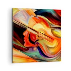 Impression sur toile - Image sur toile - Tout va bien - 60x60 cm