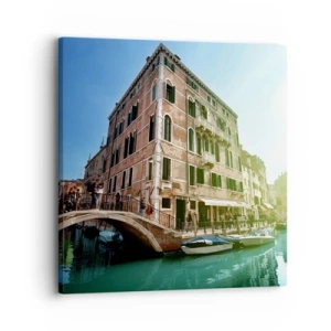 Impression sur toile - Image sur toile - Venise - Amore Moi - 30x30 cm