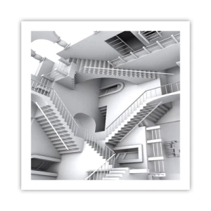 Affiche - Poster - Paradoxes spatiaux - 60x60 cm