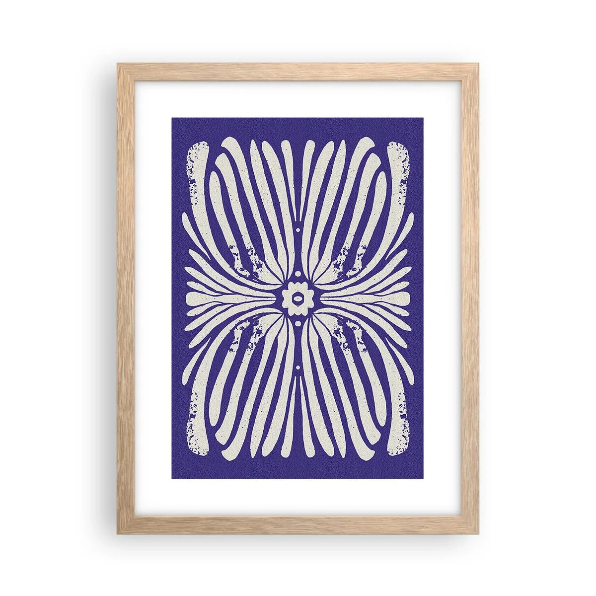 Affiche dans un chêne clair - Poster - Inspirations ethniques - 30x40 cm