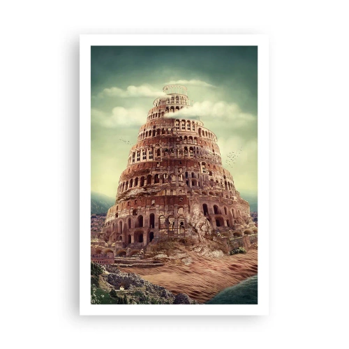 Affiche - Poster - La tour de Babel - 61x91 cm