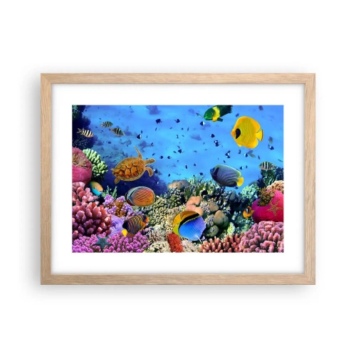 Affiche dans un chêne clair - Poster - Et que sait-on de la vie… - 40x30 cm