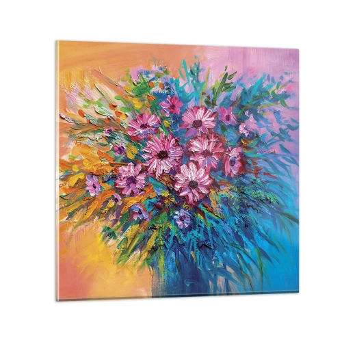 Impression sur verre - Image sur verre - Énergie de la vie - 30x30 cm