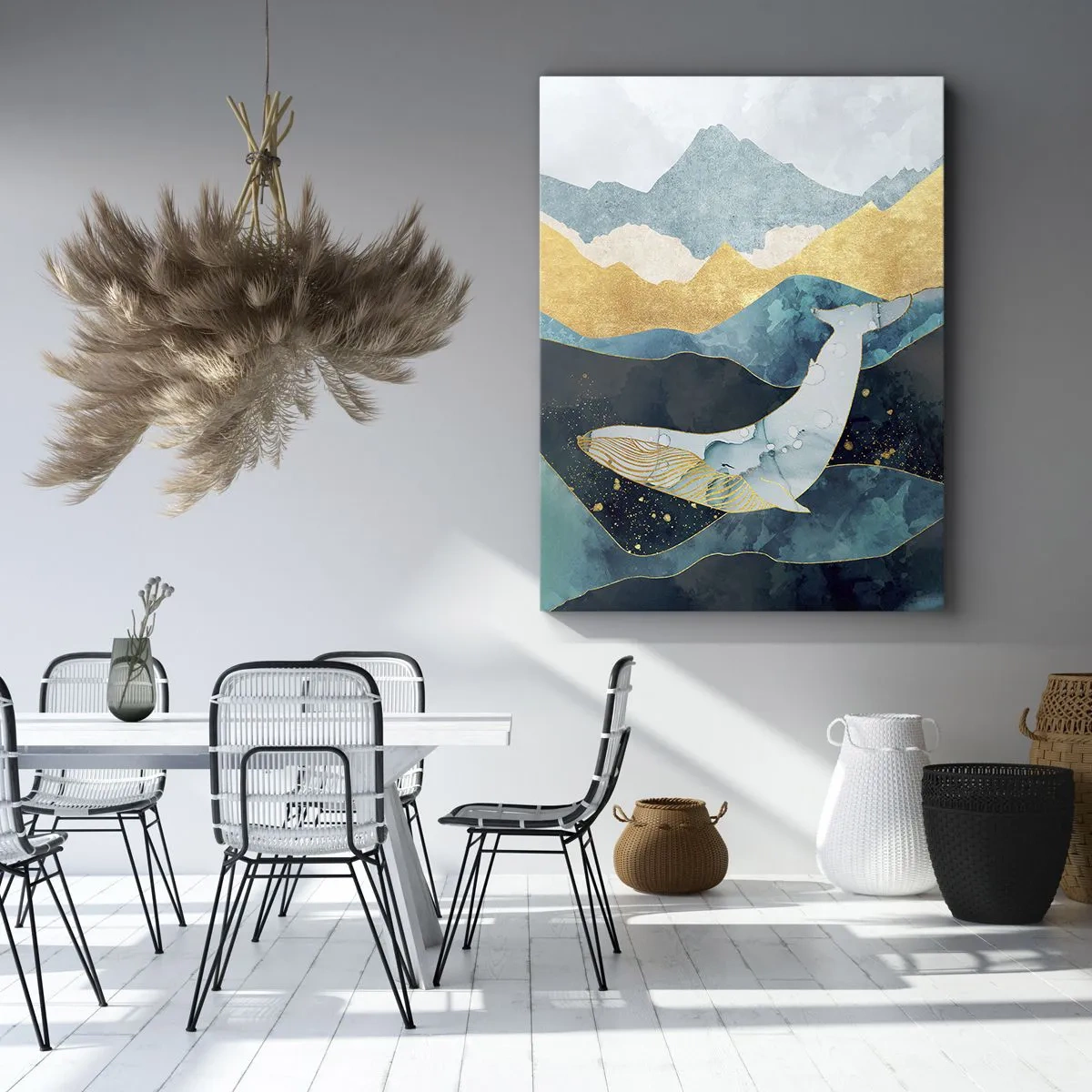 Impression sur toile - Image sur toile - La beauté fraîche du nord - 80x120 cm