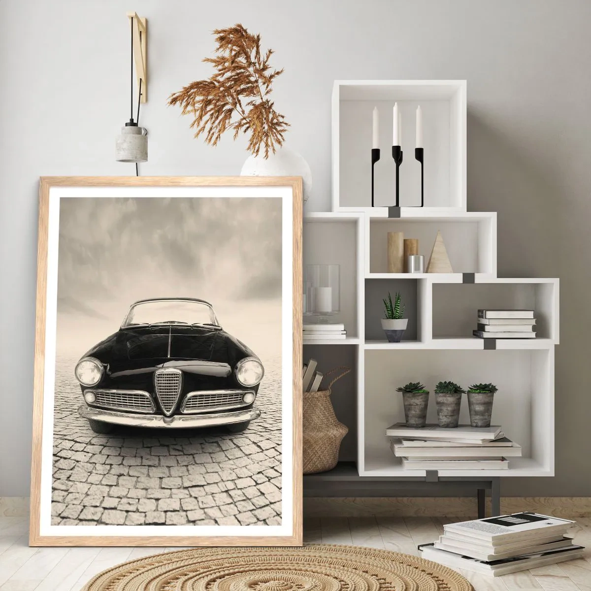 Affiche dans un chêne clair - Poster - Et alors! Tu ne m'aime pas? - 40x50 cm