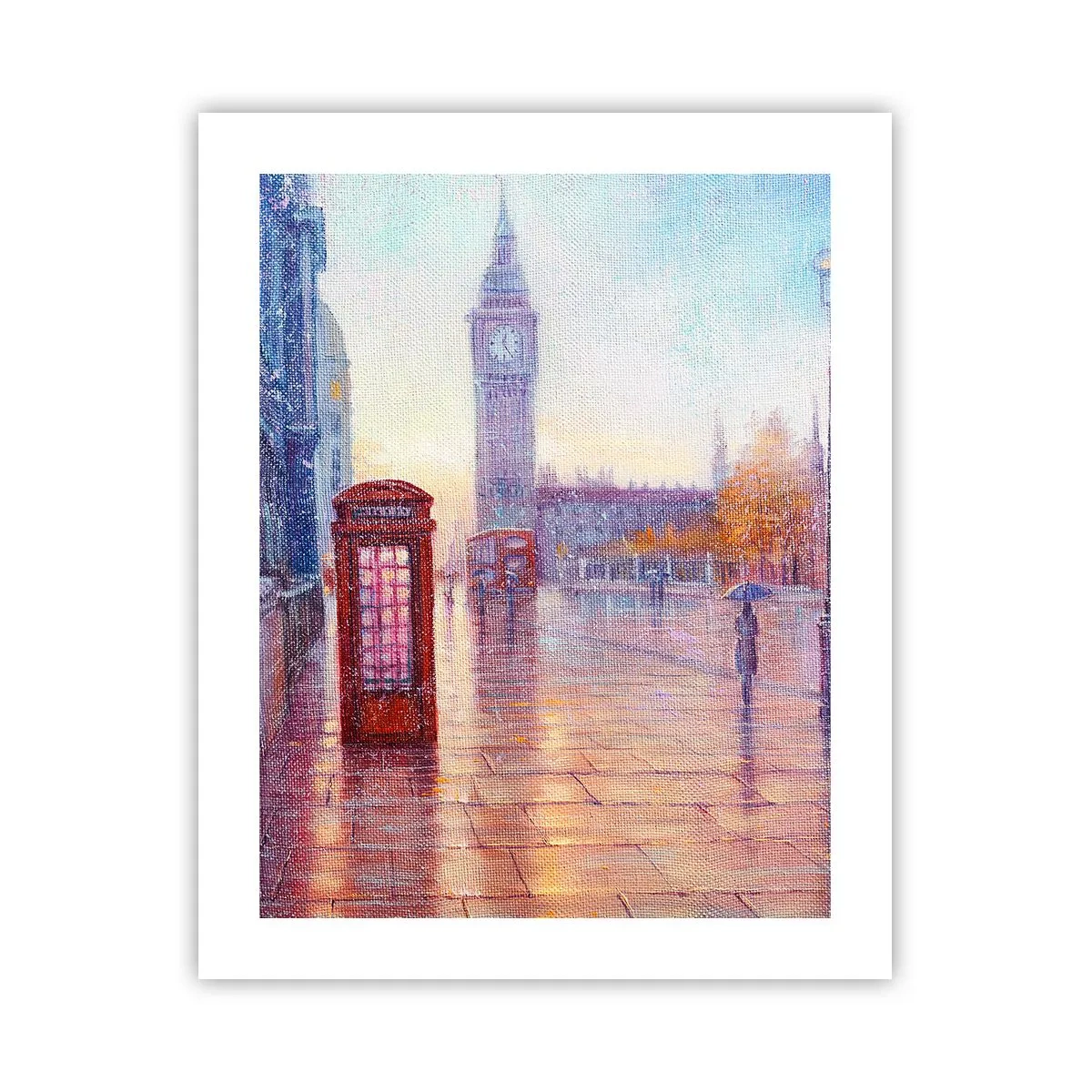 Affiche - Poster - Jour automnal londonien - 40x50 cm