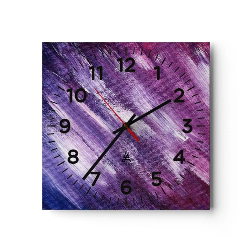 Horloge murale - Pendule murale - Quand le vent ensoleillé souffle - 40x40 cm