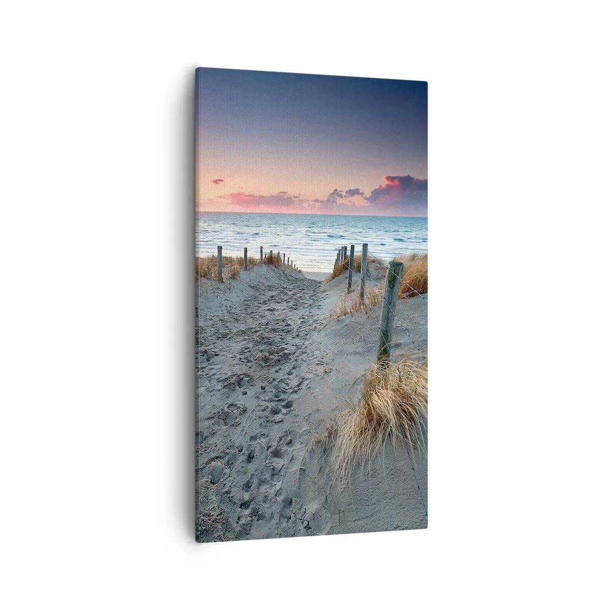 Impression sur toile - Image sur toile - Tu as versé l'éclat de l'arc-en-ciel sur les flots - 55x100 cm