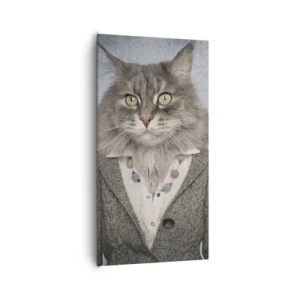 Impression sur toile - Image sur toile - La fourrure revient à la mode - 65x120 cm