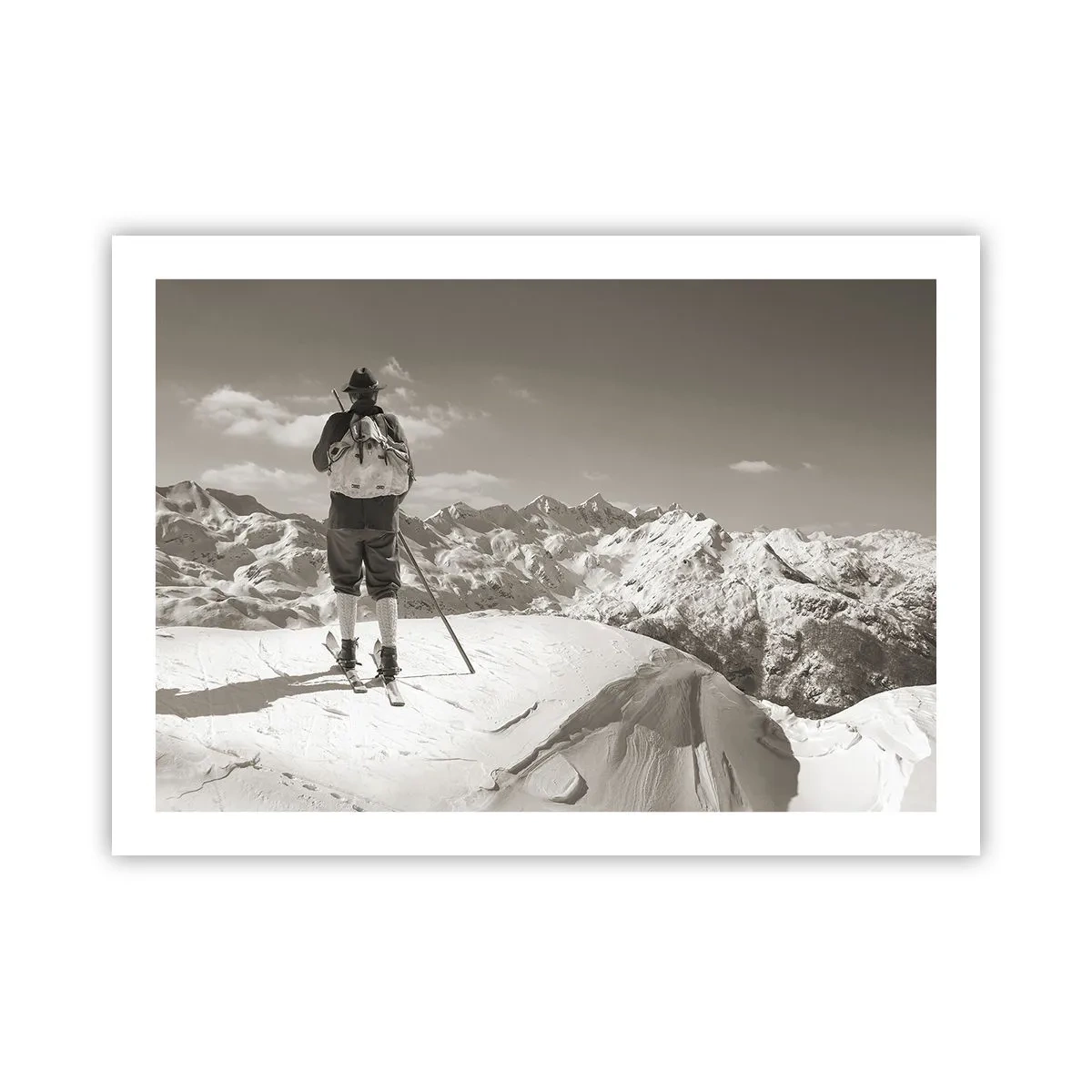 Affiche - Poster - Toutes les mêmes ces montagnes - 70x50 cm