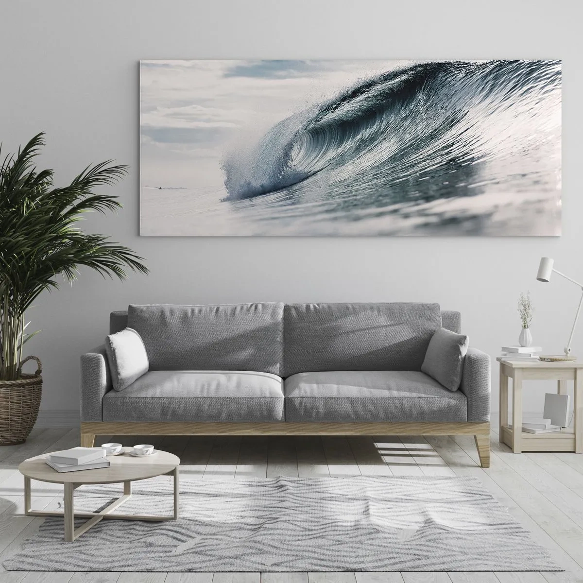 Impression sur verre - Image sur verre - Pic d'eau - 100x40 cm