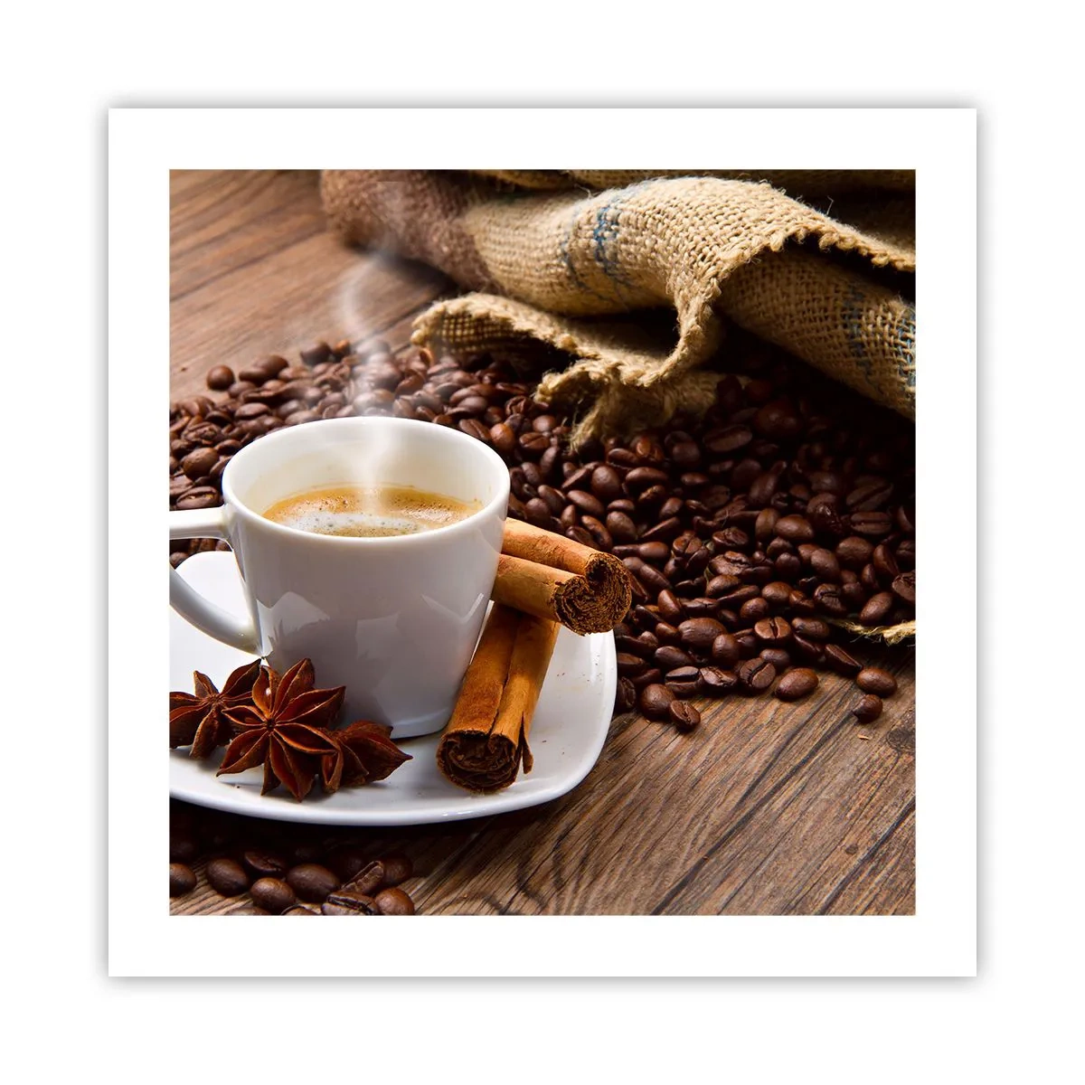 Affiche - Poster - Saveur et arôme épicés - 50x50 cm