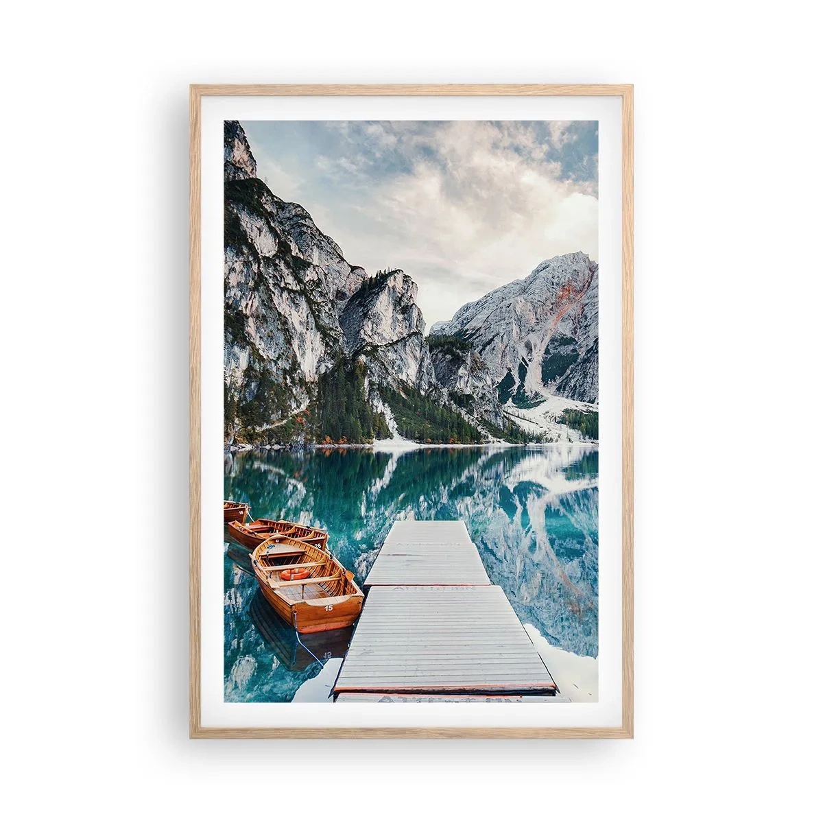 Affiche dans un chêne clair - Poster - On va te montrer la beauté - 61x91 cm