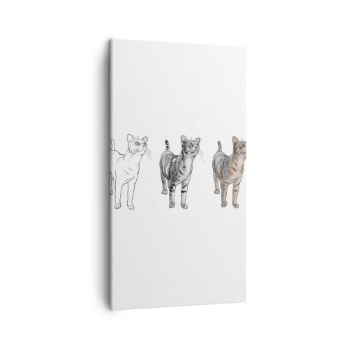 Impression sur toile - Image sur toile - Leçon de dessin - 45x80 cm