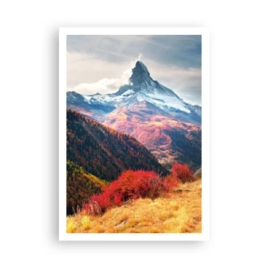 Affiche - Poster - Automne alpin - 70x100 cm