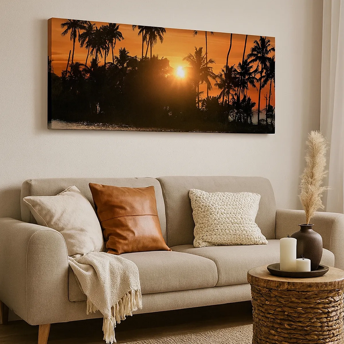 Impression sur toile - Image sur toile - Il est temps de se détendre - 30x30 cm