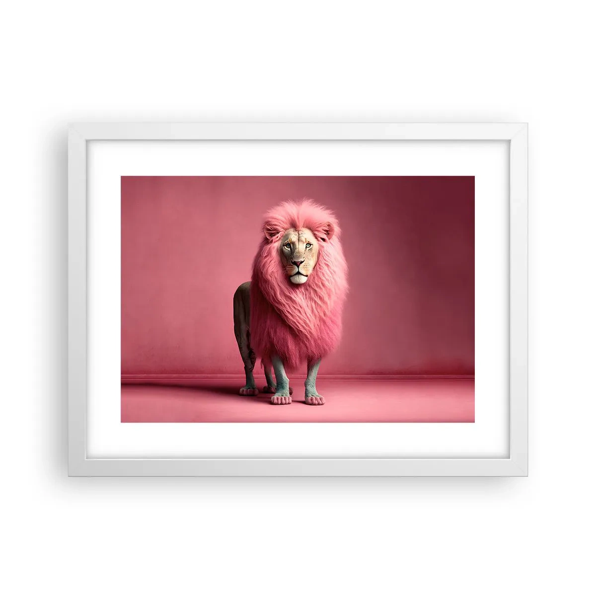 Affiche dans un cadre blanc - Poster - Et tu n'as plus peur - 40x30 cm