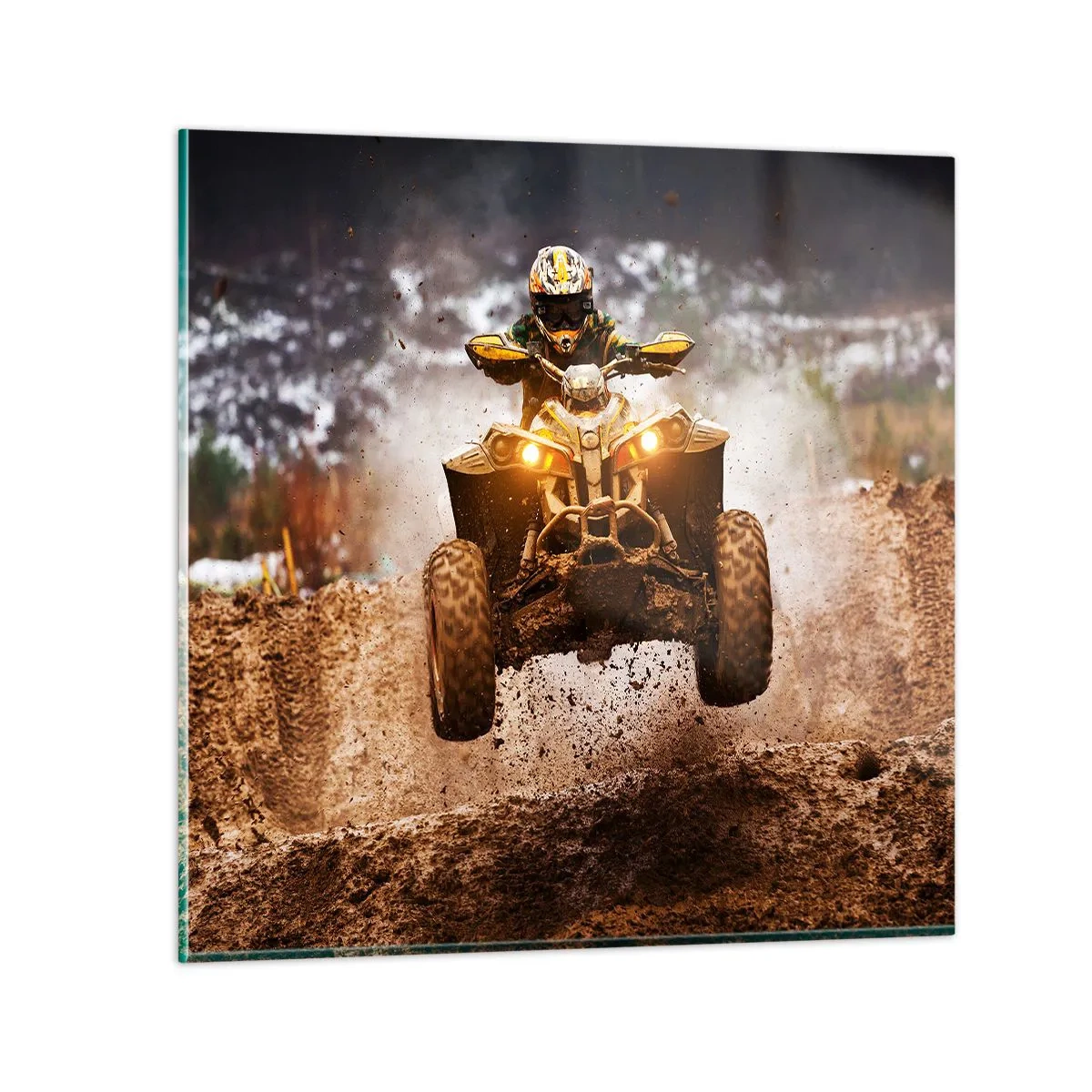 Impression sur verre - Image sur verre - No risk no fun - 60x60 cm