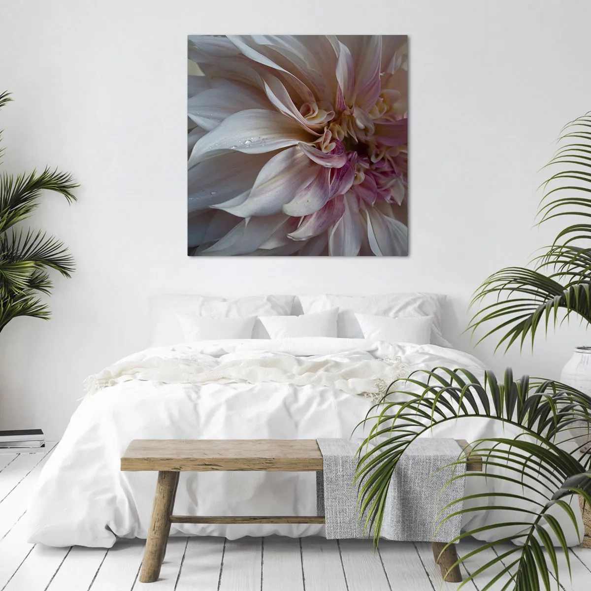 Impression sur toile - Image sur toile - Fraîcheur fleurissante - 60x60 cm