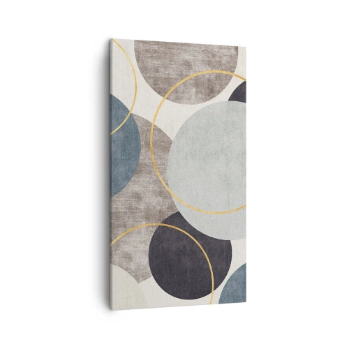 Impression sur toile - Image sur toile - Cercles sur cercles - 45x80 cm