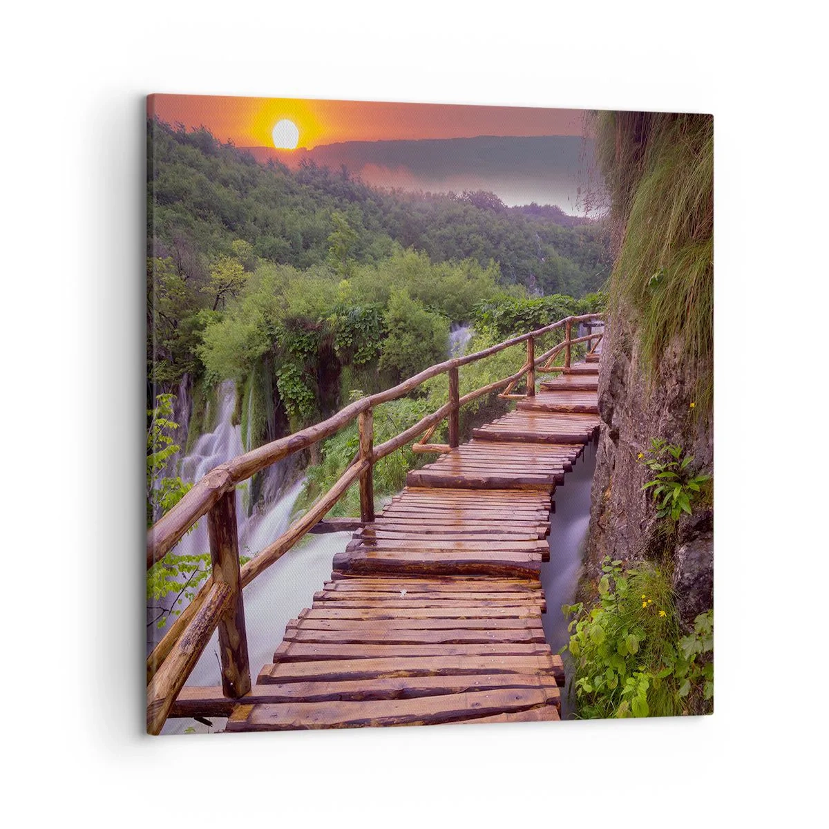 Impression sur toile - Image sur toile - La beauté au-delà de la croyance - 50x50 cm